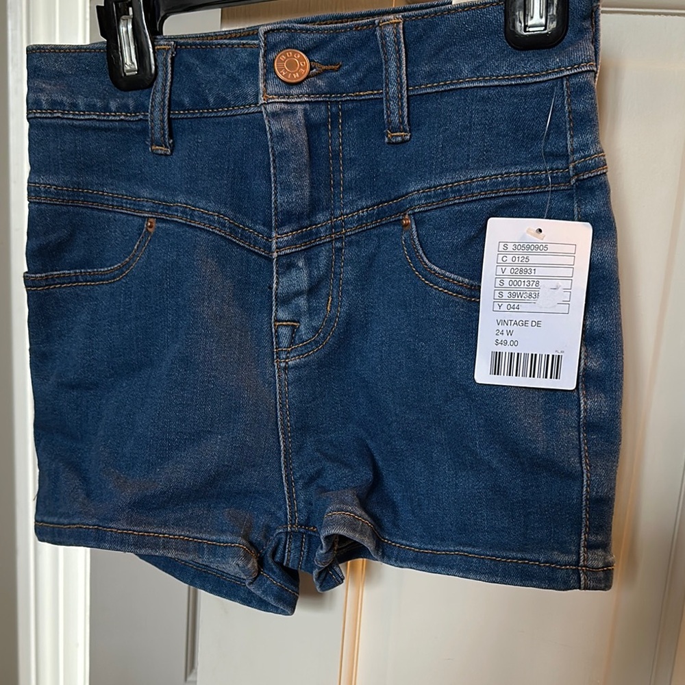 Blue Denim Shorts